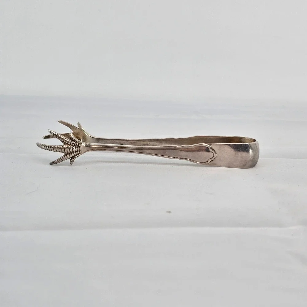 Mappin & Webb Silver Plated Sugar Tongs Vintage Bird Claw Talon Tea Service